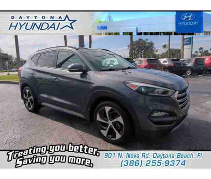 2018 Hyundai Tucson Limited is a Grey 2018 Hyundai Tucson Limited SUV in Daytona Beach FL