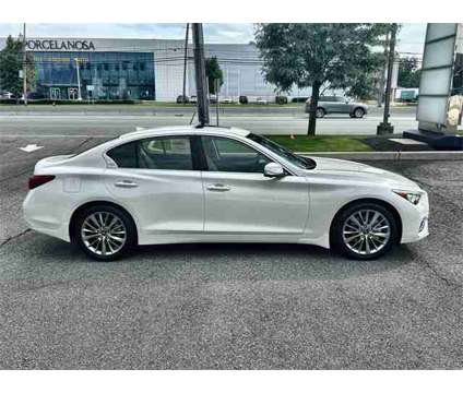 2024 Infiniti Q50 LUXE AWD is a White 2024 Infiniti Q50 Sedan in Ramsey NJ