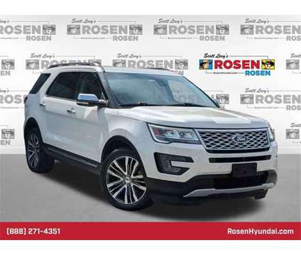 2017 Ford Explorer Platinum is a Silver, White 2017 Ford Explorer Platinum SUV in Algonquin IL