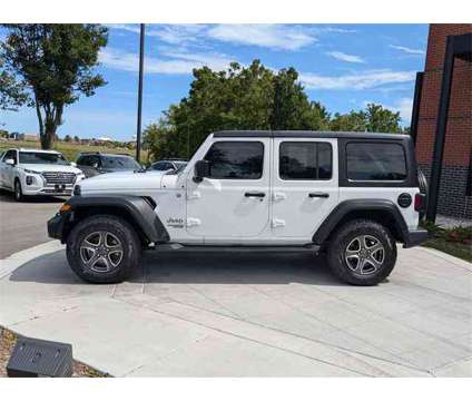 2018 Jeep Wrangler Unlimited Sport S 4x4 is a White 2018 Jeep Wrangler Unlimited Sport SUV in Algonquin IL