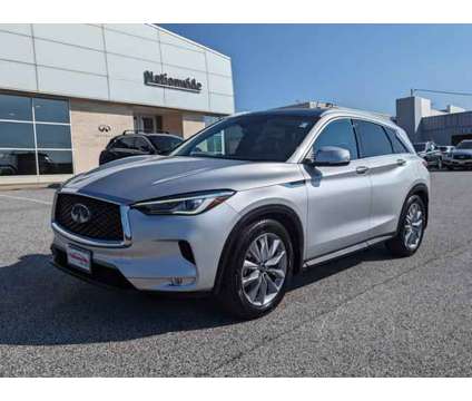 2021 Infiniti QX50 LUXE AWD is a Silver 2021 Infiniti QX50 Luxe Station Wagon in Lutherville Timonium MD