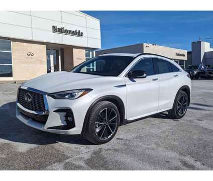 2024 Infiniti QX55 LUXE AWD is a White 2024 Station Wagon in Lutherville Timonium MD