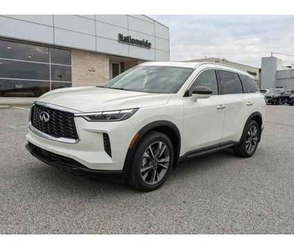 2023 Infiniti QX60 LUXE AWD is a White 2023 Infiniti QX60 Luxe SUV in Lutherville Timonium MD