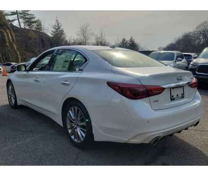 2024 Infiniti Q50 LUXE AWD is a White 2024 Infiniti Q50 Sedan in Greenwich CT