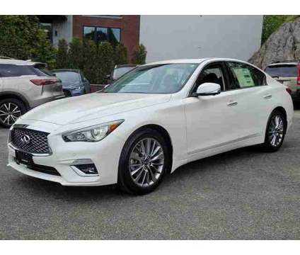 2024 Infiniti Q50 LUXE AWD is a White 2024 Infiniti Q50 Sedan in Greenwich CT