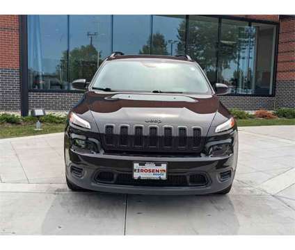 2017 Jeep Cherokee Altitude FWD is a Black 2017 Jeep Cherokee Altitude SUV in Algonquin IL