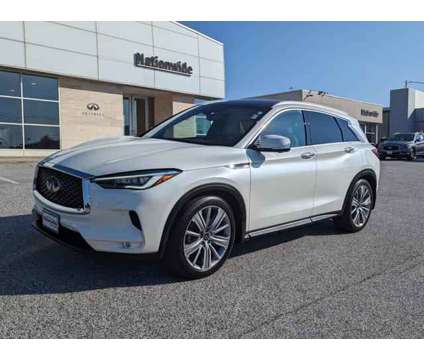 2021 Infiniti QX50 SENSORY AWD is a White 2021 Infiniti QX50 Station Wagon in Lutherville Timonium MD