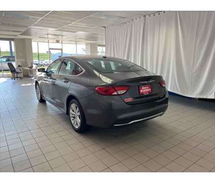 2015 Chrysler 200 Limited is a Grey 2015 Chrysler 200 Model Limited Sedan in Dubuque IA