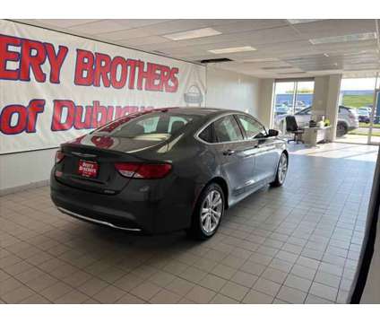 2015 Chrysler 200 Limited is a Grey 2015 Chrysler 200 Model Limited Sedan in Dubuque IA