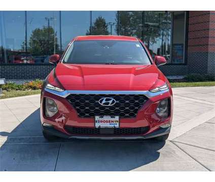 2019 Hyundai Santa Fe SEL is a Red 2019 Hyundai Santa Fe SUV in Algonquin IL