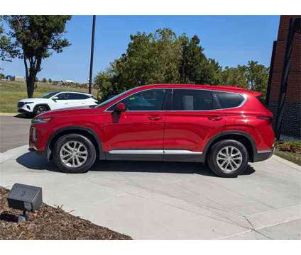 2019 Hyundai Santa Fe SEL is a Red 2019 Hyundai Santa Fe SUV in Algonquin IL