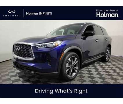 2024 Infiniti QX60 LUXE AWD is a Blue 2024 Infiniti QX60 Luxe Car for Sale in Maple Shade NJ