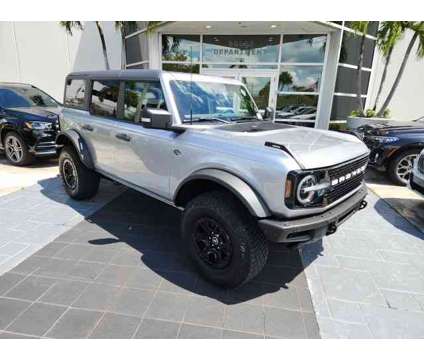 2022 Ford Bronco Wildtrak is a Silver 2022 Ford Bronco SUV in Fort Lauderdale FL