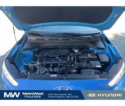 2022 Hyundai Kona SEL is a Blue 2022 Hyundai Kona SEL SUV in Framingham MA