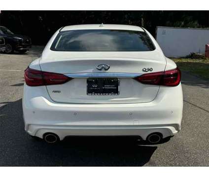 2021 Infiniti Q50 LUXE AWD is a White 2021 Infiniti Q50 Sedan in Massapequa NY