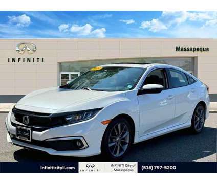 2020 Honda Civic EX-L Sedan is a Silver, White 2020 Honda Civic EX Sedan in Massapequa NY