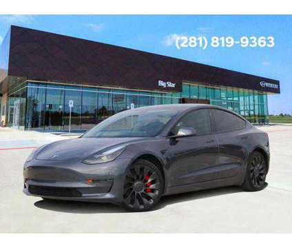 2022 Tesla Model 3 Performance Dual Motor All-Wheel Drive is a Silver 2022 Tesla Model 3 Sedan in Friendswood TX