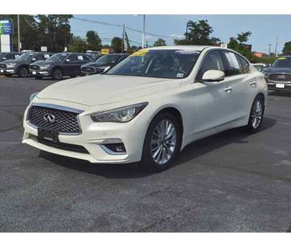 2021 Infiniti Q50 Luxe is a White 2021 Infiniti Q50 Car for Sale in West Long Branch NJ