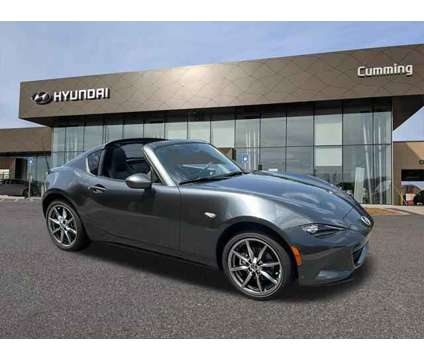 2022 Mazda MX-5 Miata RF Grand Touring is a Grey 2022 Mazda Miata Convertible in Cumming GA