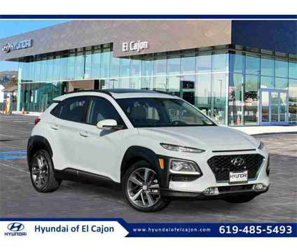 2020 Hyundai Kona Ultimate is a White 2020 Hyundai Kona Ultimate SUV in El Cajon CA