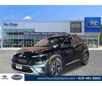 2022 Hyundai Kona Limited is a Black 2022 Hyundai Kona Limited SUV in Brooklyn NY