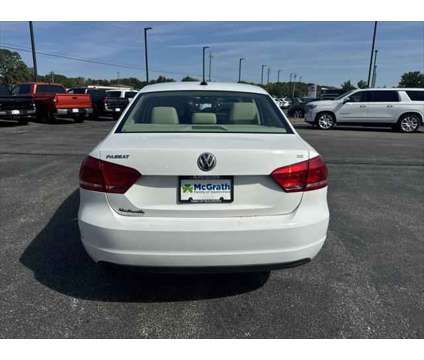 2013 Volkswagen Passat 2.5L SE is a White 2013 Volkswagen Passat 2.5L SE Sedan in Dubuque IA