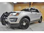 2017 Ford Explorer Police AWD Red/Blue Lightbar and LED Lights, Dual Partition