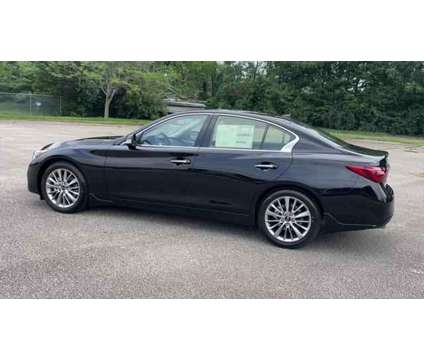 2024 Infiniti Q50 LUXE AWD is a Black 2024 Infiniti Q50 Sedan in Louisville KY