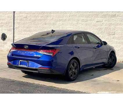 2023 Hyundai Elantra Hybrid Blue is a Blue 2023 Hyundai Elantra Hybrid in Flint MI