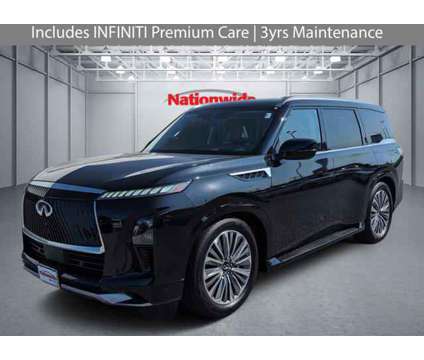 2025 Infiniti QX80 SENSORY AWD is a Black 2025 Infiniti QX80 SUV in Lutherville Timonium MD