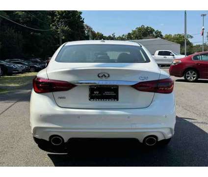 2023 Infiniti Q50 LUXE AWD is a White 2023 Infiniti Q50 Sedan in Massapequa NY