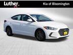 2017 Hyundai Elantra White, 82K miles