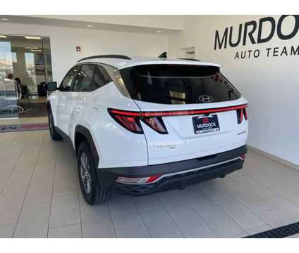 2022 Hyundai Tucson Hybrid Blue is a White 2022 Hyundai Tucson Hybrid in Logan UT