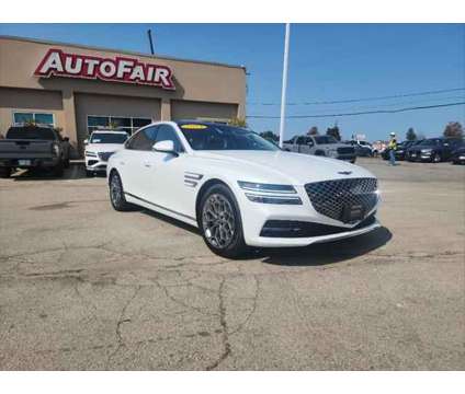 2024 Genesis G80 2.5T AWD is a White 2024 Genesis G80 3.8 Trim Sedan in Manchester NH