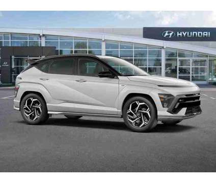 2024 Hyundai Kona N Line is a Black, White 2024 Hyundai Kona SUV in Vero Beach FL