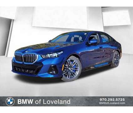 2024 BMW 5 Series i xDrive is a Blue 2024 BMW 5-Series Sedan in Loveland CO