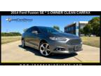 2014 Ford Fusion SE 1-OWNER CLEAN CARFAX/PARK SENSORS/CAMERA/SUNROOF