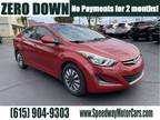 2016 Hyundai Elantra Red, 57K miles