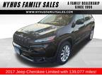 2017 Jeep Cherokee Black, 139K miles