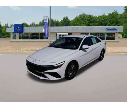 2024 Hyundai Elantra SEL is a White 2024 Hyundai Elantra Sedan in Somersworth NH