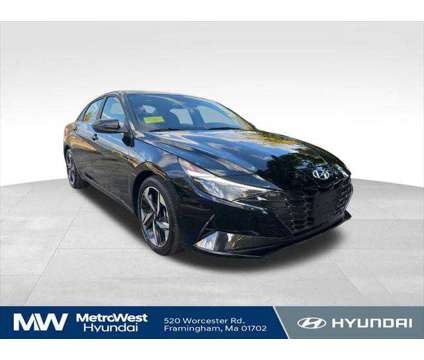 2023 Hyundai Elantra Limited is a Black 2023 Hyundai Elantra Limited Sedan in Framingham MA