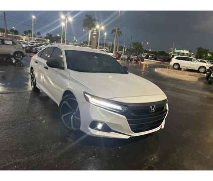 2021 Honda Accord Sport is a Silver, White 2021 Honda Accord Sport Sedan in Hialeah FL