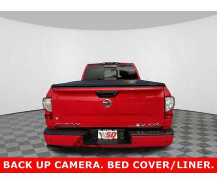 2021 Nissan Titan Crew Cab SV 4x4 is a Red 2021 Nissan Titan Crew Cab Truck in Dayton OH