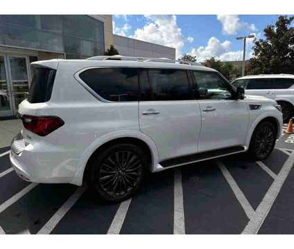 2024UsedINFINITIUsedQX80UsedAWD is a White 2024 Infiniti QX80 Car for Sale in Sanford FL