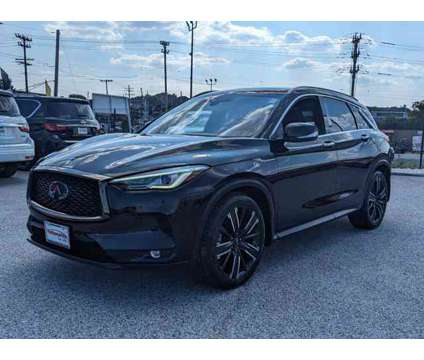 2021 Infiniti QX50 LUXE AWD is a Black 2021 Infiniti QX50 Luxe Station Wagon in Lutherville Timonium MD