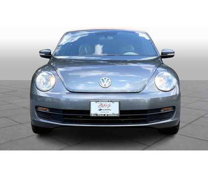 2013UsedVolkswagenUsedBeetleUsed2dr Auto is a Grey, Silver 2013 Volkswagen Beetle Car for Sale in Orangeburg NY