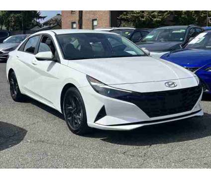 2021 Hyundai Elantra Hybrid Blue is a White 2021 Hyundai Elantra Hybrid in New Rochelle NY