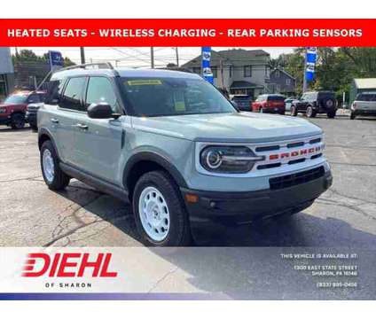 2024 Ford Bronco Sport Heritage is a Grey 2024 Ford Bronco SUV in Sharon PA