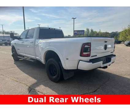 2020 Ram 3500 Laramie Crew Cab 4x4 8 Box is a White 2020 RAM 3500 Model Laramie Truck in Dubuque IA