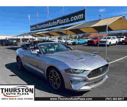 2022UsedFordUsedMustangUsedConvertible is a Silver 2022 Ford Mustang Car for Sale in Ukiah CA